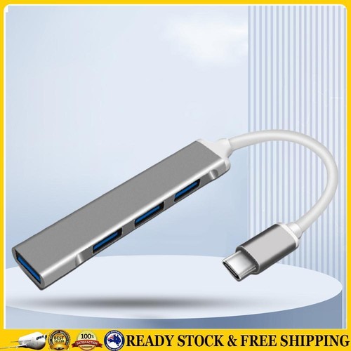 HUB Converter with 1 USB3.0 and 3 USB2.0 Ports for Windows Linux (Type-c) .