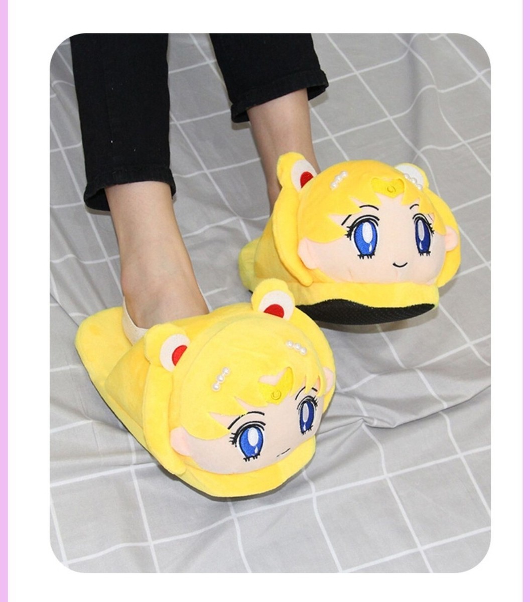 Chausson/pantoufle Sailor Moon Chibi - Taille Unique 35-42 - Doux Et Peluche - Hiver
