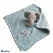 Baby Gear Elephant Blue security blanket Mommy and Me Lovey Xxx