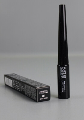 Make Up For Ever Aqua Resist Color Ink Flüssig-Eyeliner 01 Matte Charcoal V1-MUE