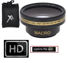 0.43x HD Wide Angle with Macro Lens for Sony DCR-SR68 DCR-SR88