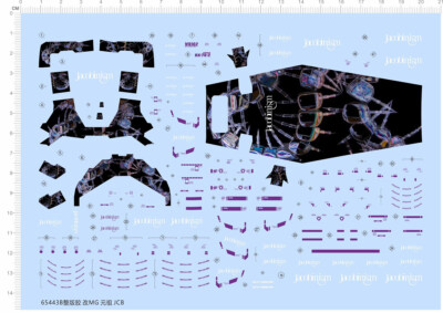 1/100 MG RX-78 RX-78-2 Colored Glaze Record Markings GDM Model Water Slide Decal