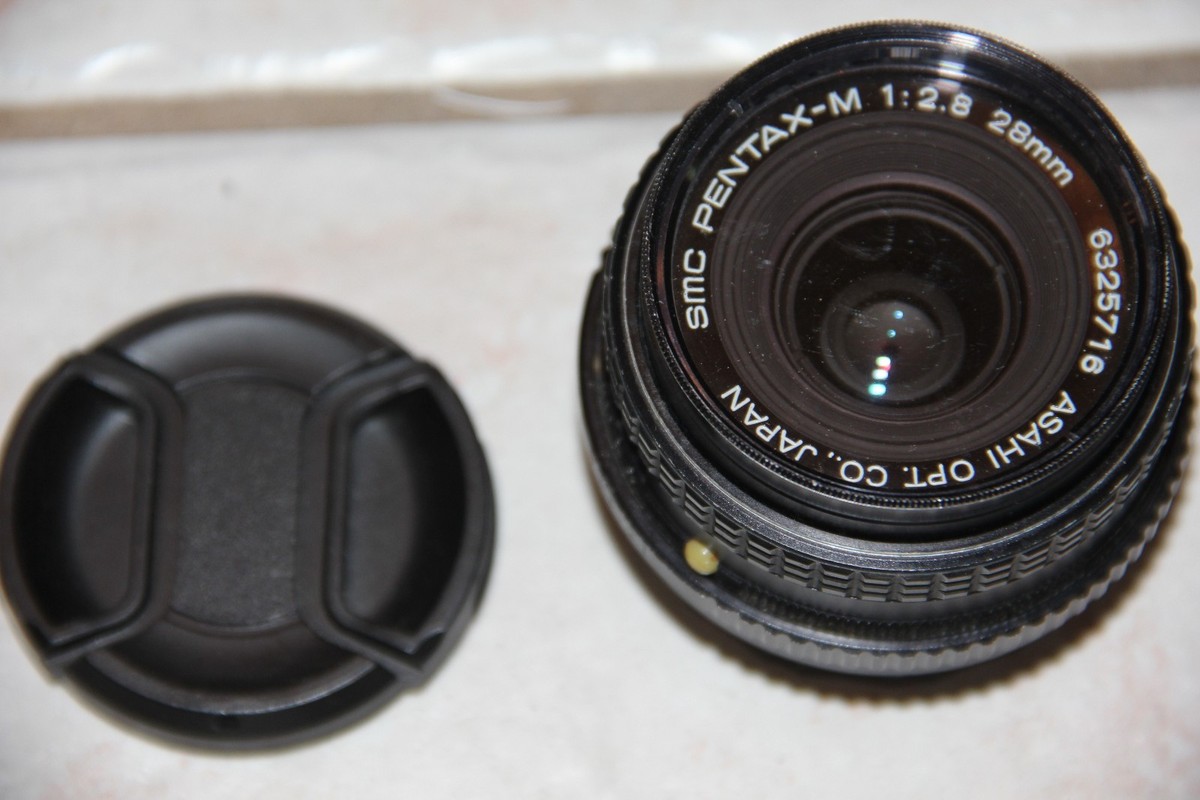 SMC F/2.8 28mm Pentax 28mm 1:2.8 PENTAX-M SMC ペンタックス M {49} Lens Focus Manual Mount K レンズ(単焦点)