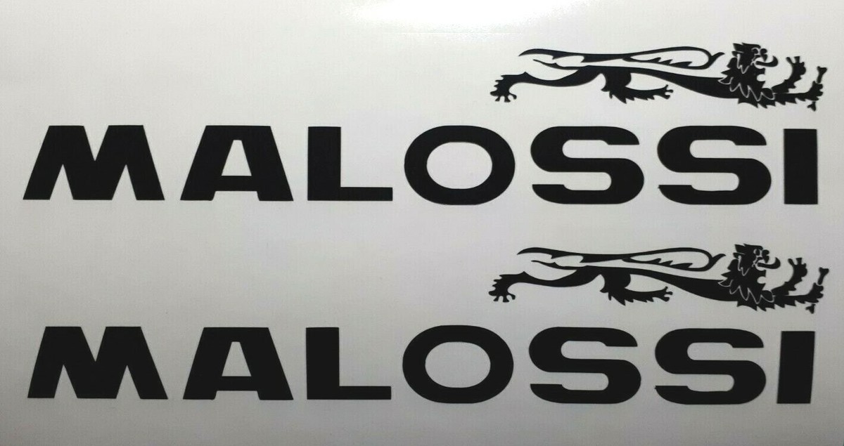 Aufkleber Schriftzug Malossi M, 130x30 mm, 1 Stück Aufkleber & Dekore Styling