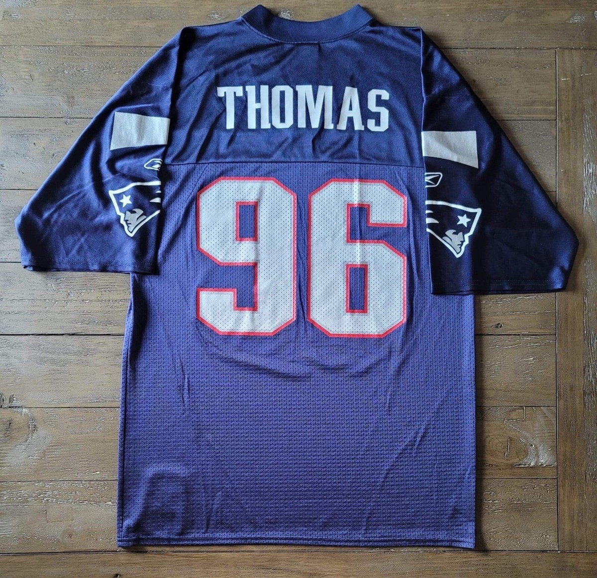 Vintage Reebok New England Patriots Adalius Thomas #96 NFL Jersey