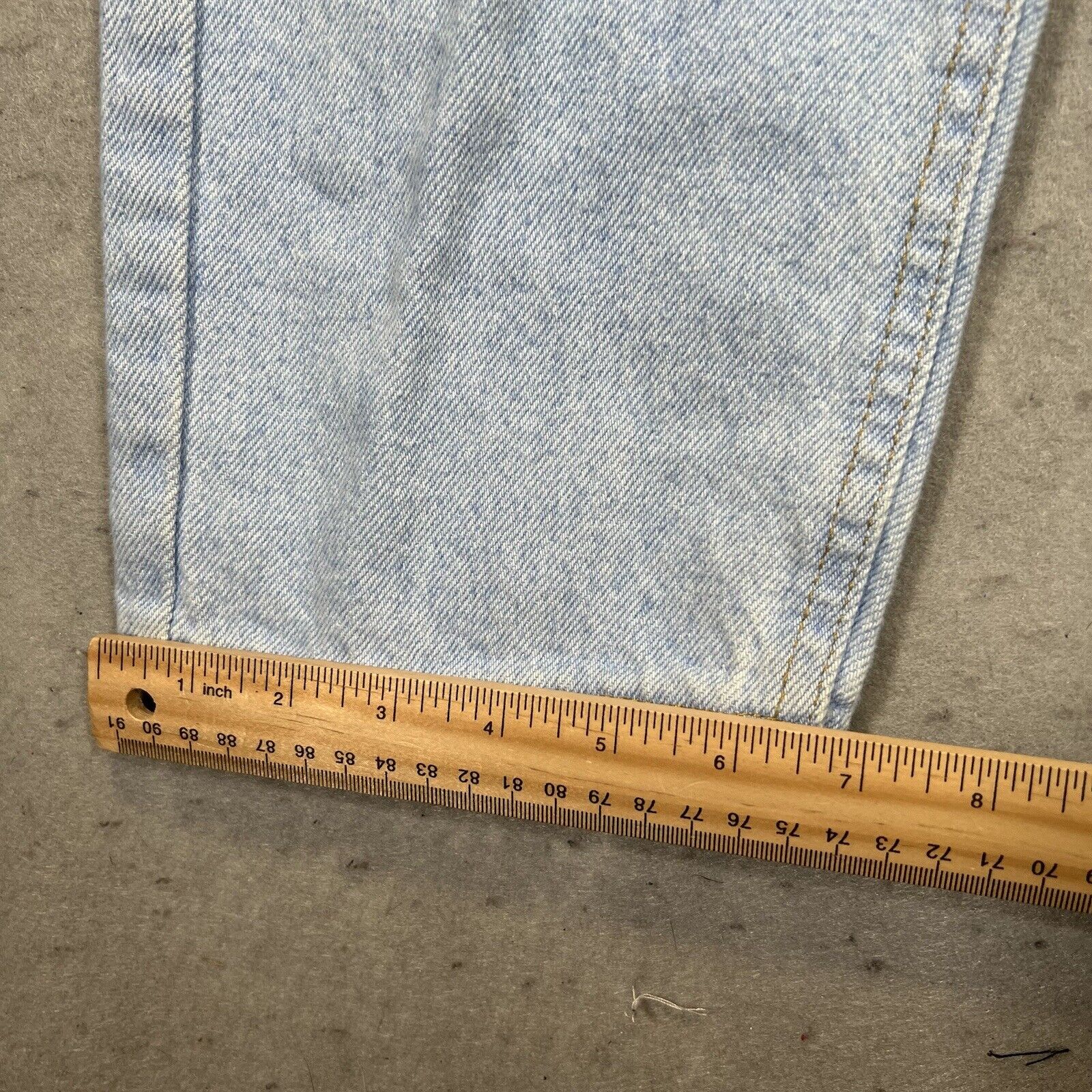 A1 Vintage 90s Lee Jeans Womens 16 Regular Blue D… - image 5