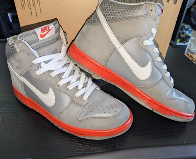 Nike Dunk High Grey Orange