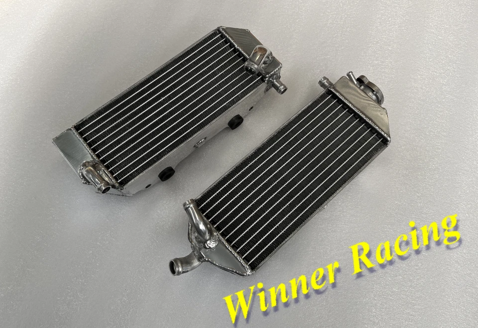 For  SUZUKI RM125 2001-2008 Aluminum Radiator+Yellow Hose - Image 3 of 4