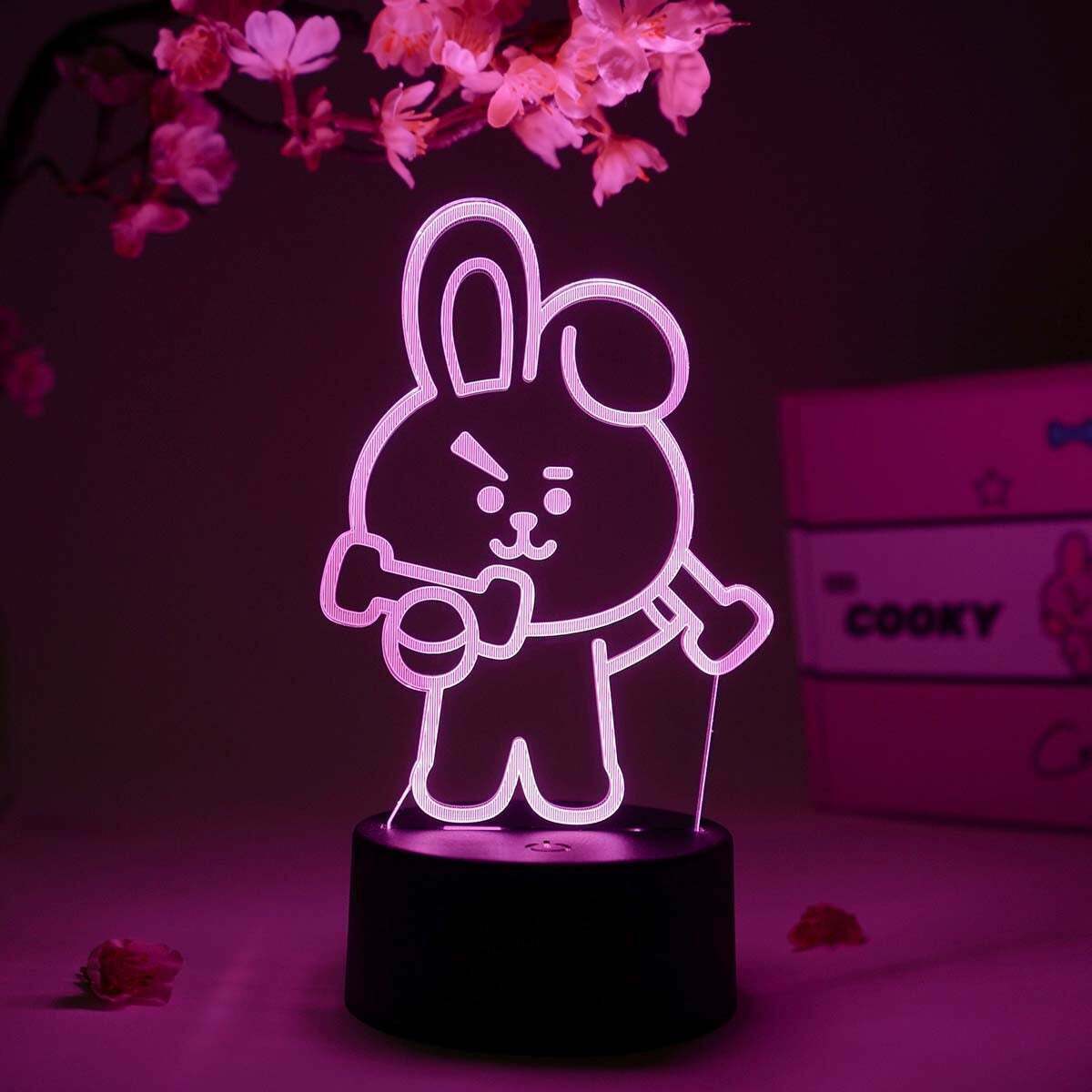 防弾少年団（BTS）【公式】BT21 MOODLIGHT　（COOKY） BTS BT21 Official Authentic Goods COOKY OTAKU LAMPS LED