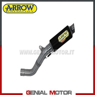 Auspuff Arrow Gp2 Stahl Schwarz Aprilia Tuono V4 1100 Rr 2017 > 2018