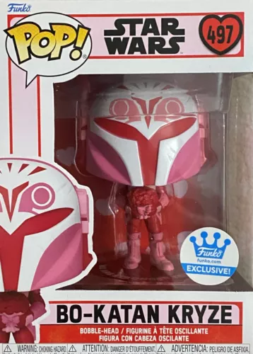 Funko Pop! Star Wars: #497 Bo-Katan Kryze (Valentines) Funko Shop Exclusive 
