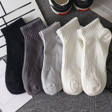 Men Ankle Socks Short Socks Sport Hosiery Breathable Solid All-matching Casu  