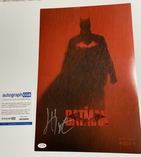 Jeffrey Wright The BATMAN signed Autographed 12x18 Photo ACOA Rare