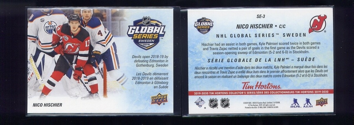 2019-20 19/20 Tim Hortons NHL Global Series Sweden SE-3 Nico