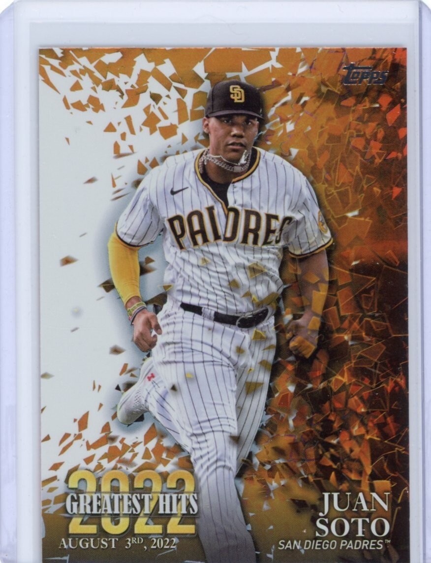 2023 Topps Juan Soto 2022 Greatest Hits - San Diego Padres