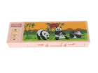 Vintage Panda's Family Multi Function Mechanical Pencil Case Retro Stationery