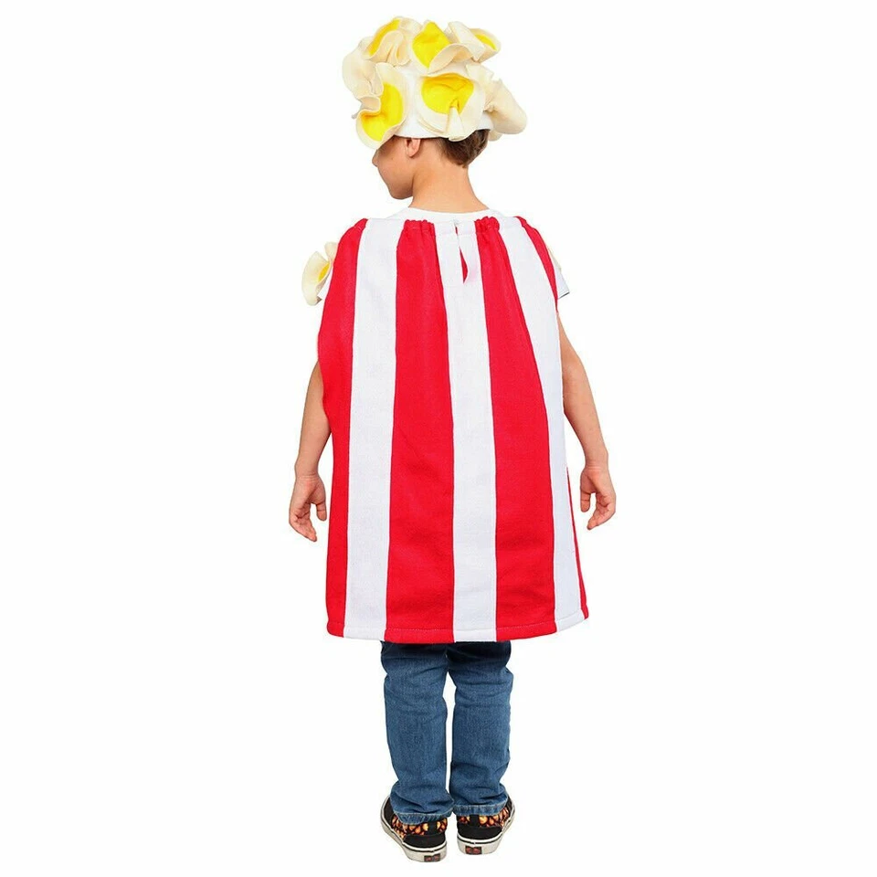 Disfraz de palomitas de maíz Dress Up America para niños - Divertido disfraz de núcleo para niños y niñas Foto 2 de 4