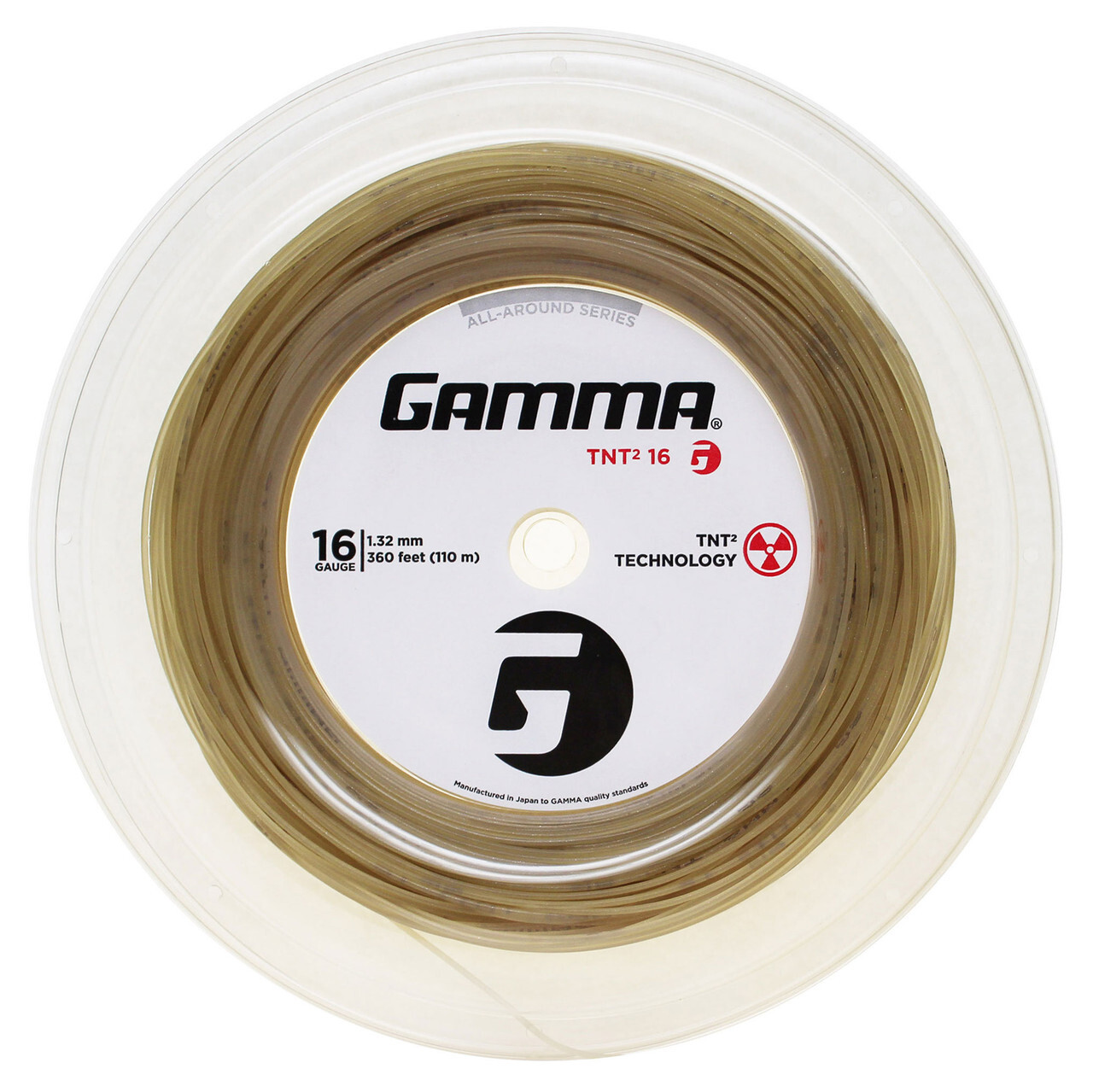 Gamma TNT2 16 1.32mm Tennis Strings 110M Reel