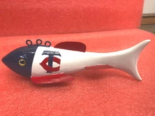 FT3 Minnesota Twins baseball fans MUST have hand carved spearing decoy lure WOW