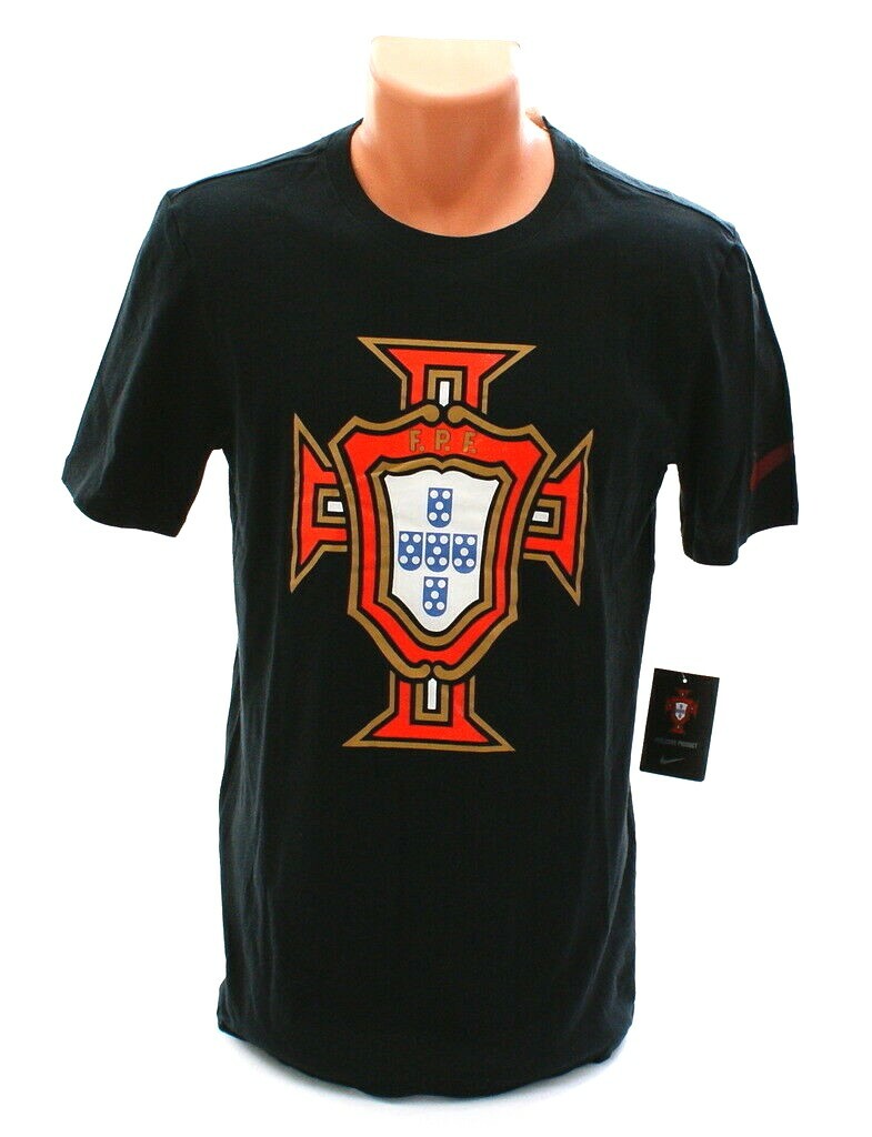 NIKE F.P.F. サッカーポルトガル代表 Tシャツ 155 Nike F.P.F. Portuguese Football Federation Black Short