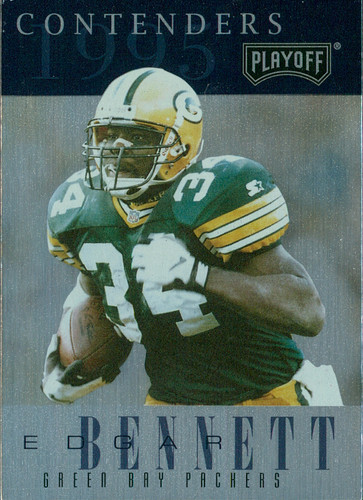1995 Playoff Contenders Edgar Bennett #34 card