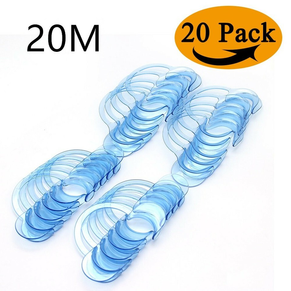 20 Pièces écarteurs Buccaux Dentaires Type C - Taille S/M/L - Bleu - Pour Laboratoire Ou Soins