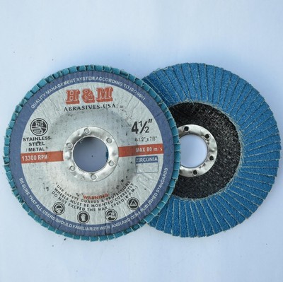 Premium Zirconia FLAP DISCS 6/" x 7//8/" 60 grit Grinder Grinding tool 5-Pack
