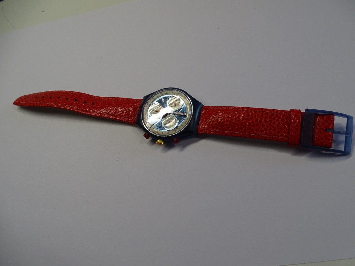 Swatch CHRONO 腕時計 不動品 Vintage Swatch Chrono Watch AG-1995 ETA V8 | eBay