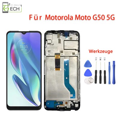 Für Motorola Moto G50 5G XT2149 LCD Display + Rahmen Touchscreen Werkzeuge