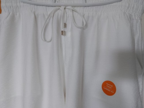 LC Waikiki White Viscose Pants Tapered Leg EUR 46 - Picture 4 of 12