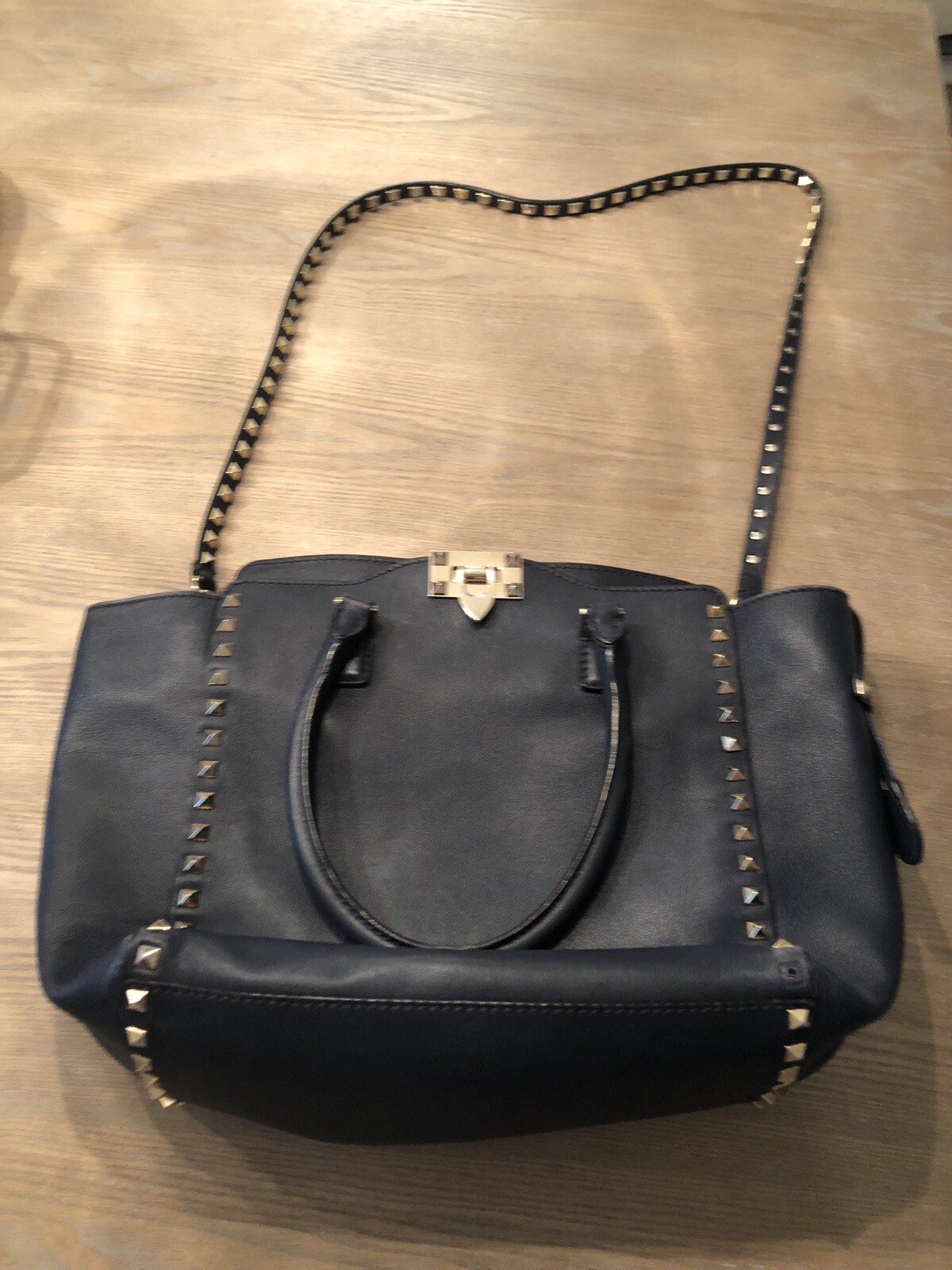 valentino rockstud small tote