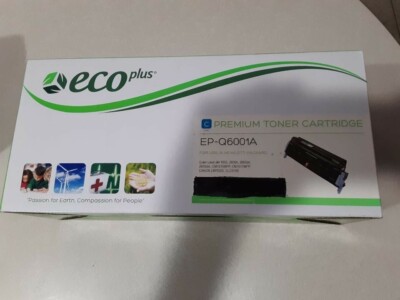 Eco Plus EP-Q6001A Premium Toner Cartridge Cyan for HP & Canon (See description)