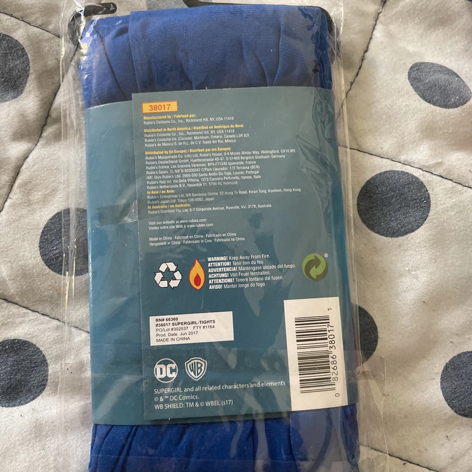 Meia-calça Rubies DC Comics Super Girl - Imagem 2 de 3