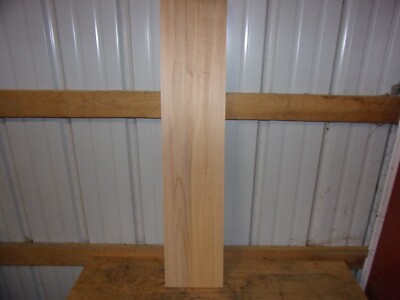 1 PC HARD MAPLE LUMBER WOOD KILN DRIED BOARD 36''X 7 3/4''X 15/16''  2021V CLEAR