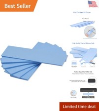 Versatile 6-Pack Silicone Cooling Pads - 3 Thicknesses for Electronics Safety