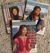 3 American Girl Softcover Books -- Meet Grace Marie 2 and Cecile 1
