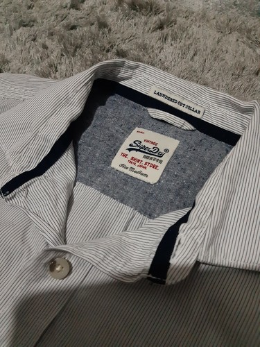 Mens Vintage Superdry long sleeve Shirt Size Medium - Picture 3 of 5