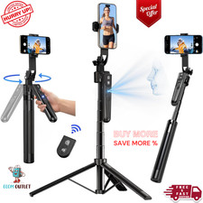 Auto Face Tracking Tripod 360  Rotation with Stand, 70.9" Motion Sensor Phone Tr