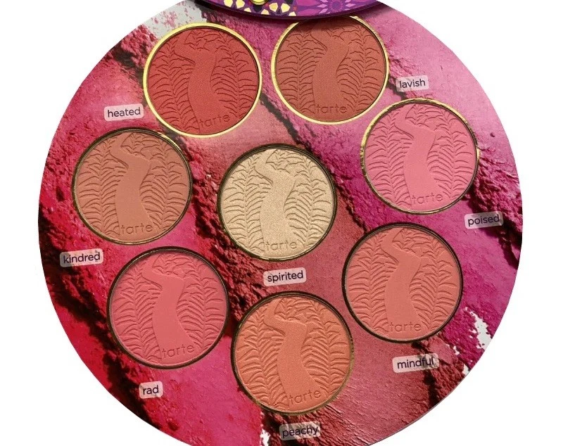 Tarte BIG BLUSH BOOK 3 Palette — 8 FULL SIZE Amazonian Clay Blushes — BNWOB - Image 4 of 4