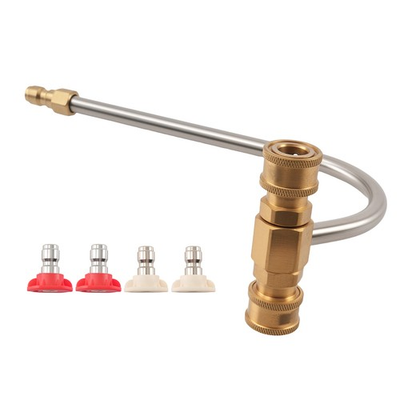 #ad #ad High Pressure Gutter Cleaning Tool 4000PSI 40° amp; 0° Nozzles for Pressure Washer $22.15