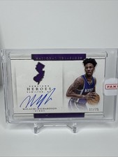 2016 Panini National Treasures Hometown Heroes /75 Malachi Richardson Auto