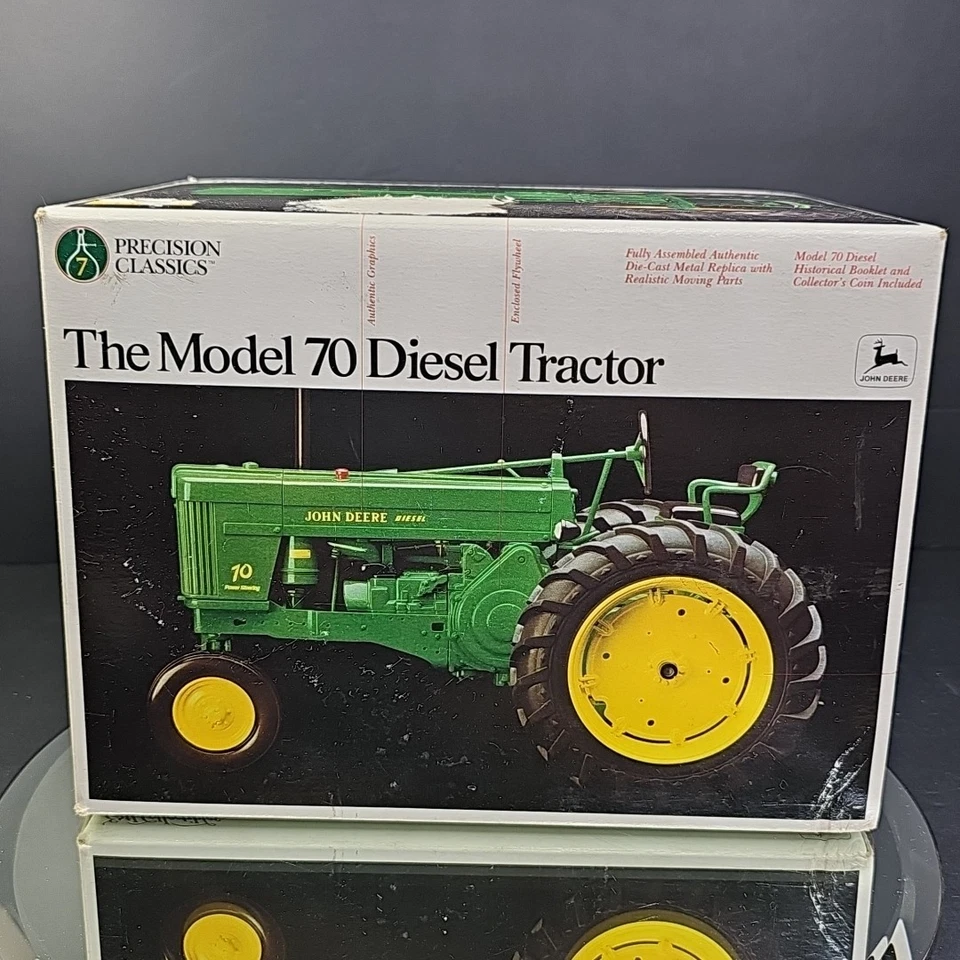 Ertl John Deere 70 Diesel Tractor #7 Precision Series  1/16 Open Box, Must See! - Image 2 of 4