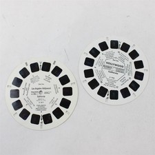 Lot Of 2 Vintage View-Master Reels Hollywood California A 1811 A 1942