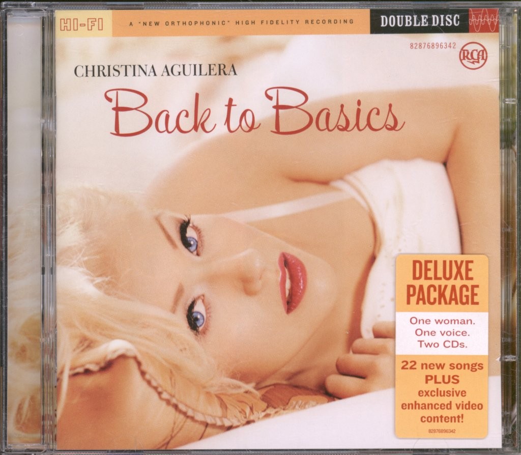 Christina Aguilera Back To Basics CD Europe Rca 2006 with video content. Has