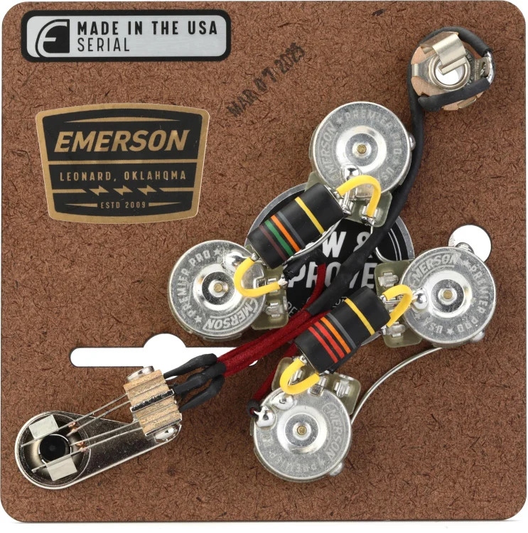 Emerson Custom Prewired Kit for Gibson SG Guitars