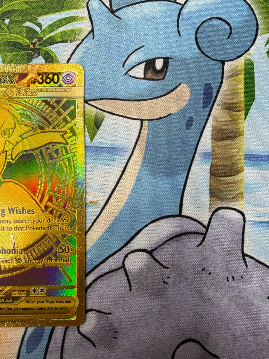 RARE TEXTURE SHIFT ERROR MISPRINT** Mega Gardevoir EX Gold 187/132