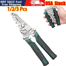 18 in 1 Foldable Crimper Cable Cutter Pliers Wire Stripper Multifunctional