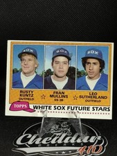 1981 Topps #112, Rusty Kuntz, Fran Mullins, White Sox Future Stars, Rookies