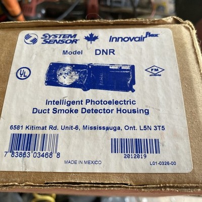 SYSTEM SENSOR MODEL DNR DUCT SMOKE DETECTOR HOUSING