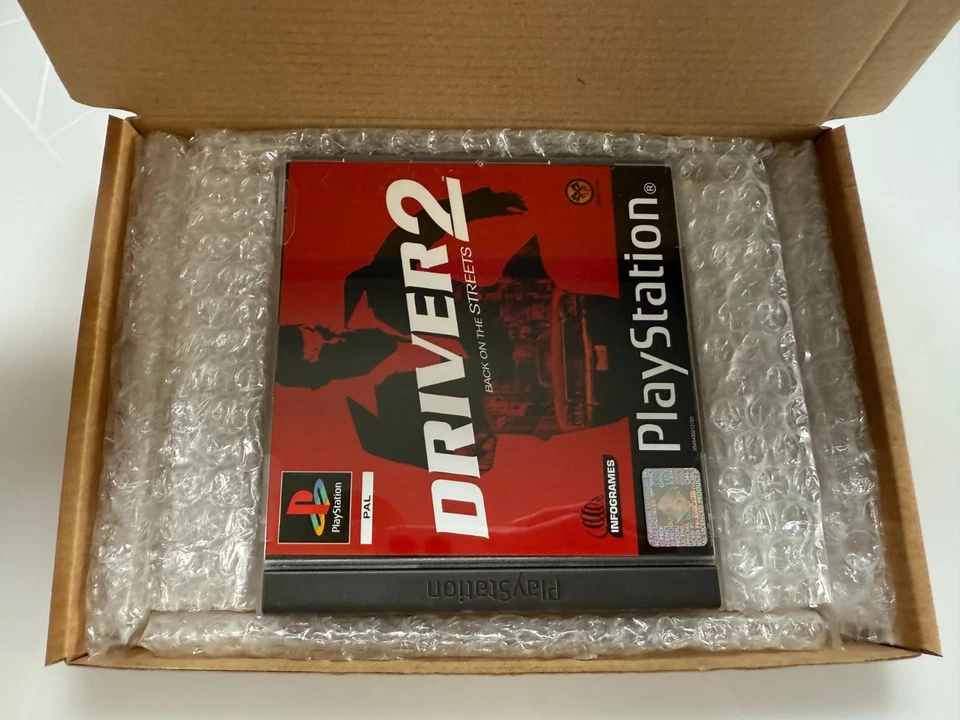Driver 2 Back on the Streets PS1 - UK PAL VGC CIB with Natural Disc - Tracked - Image 3 of 4